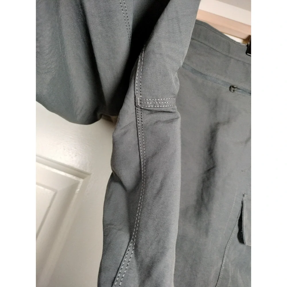 The North Face Cargo Shorts Men's 36 Gray Hiking Outdoor Gorpcore Ripstop